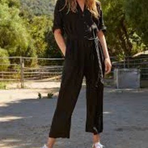 VELVET BY GRAHAM & SPENCER Tamra Linen Jumpsuit